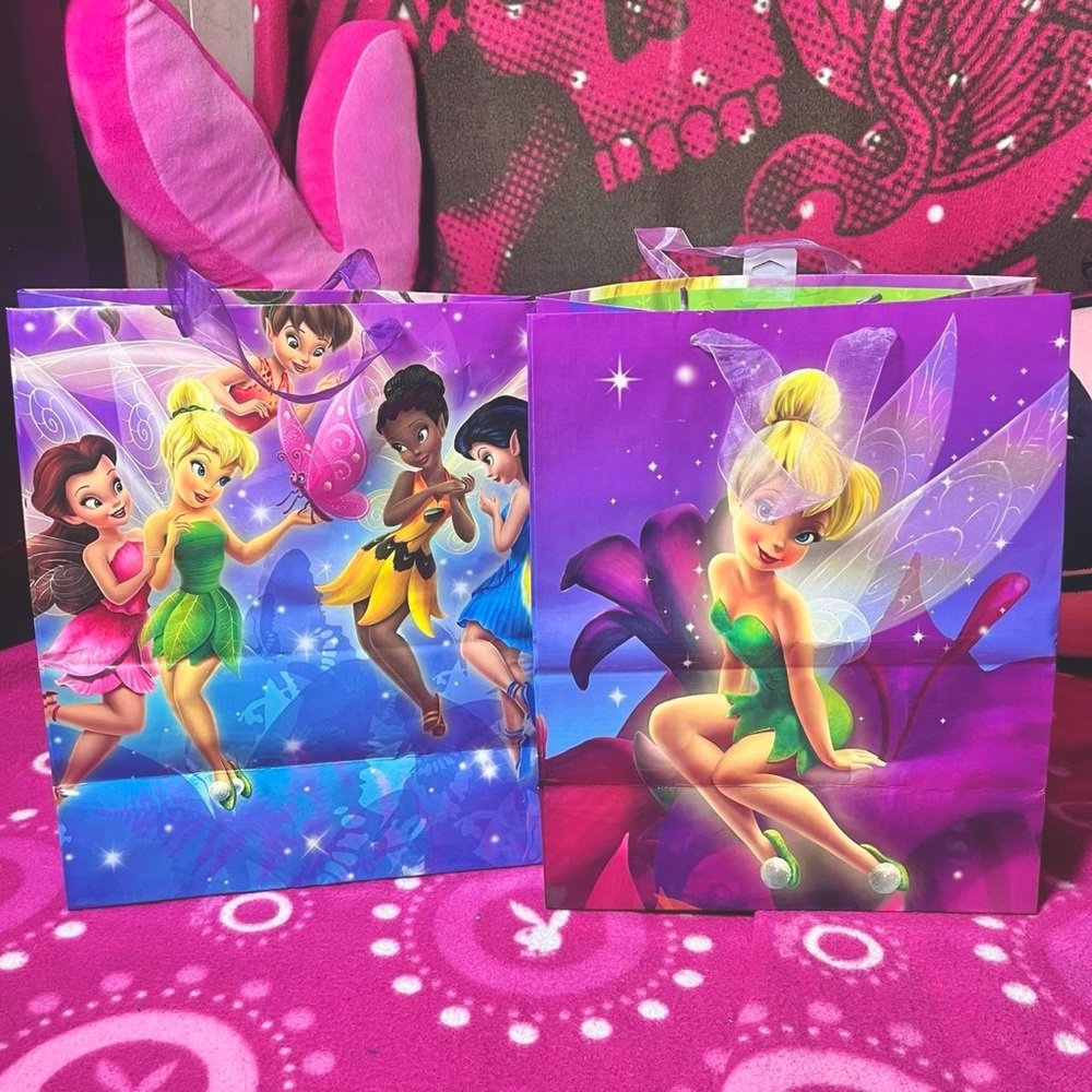 Disney’s Tinkerbell Fairies Set Of 2 Gift Bags